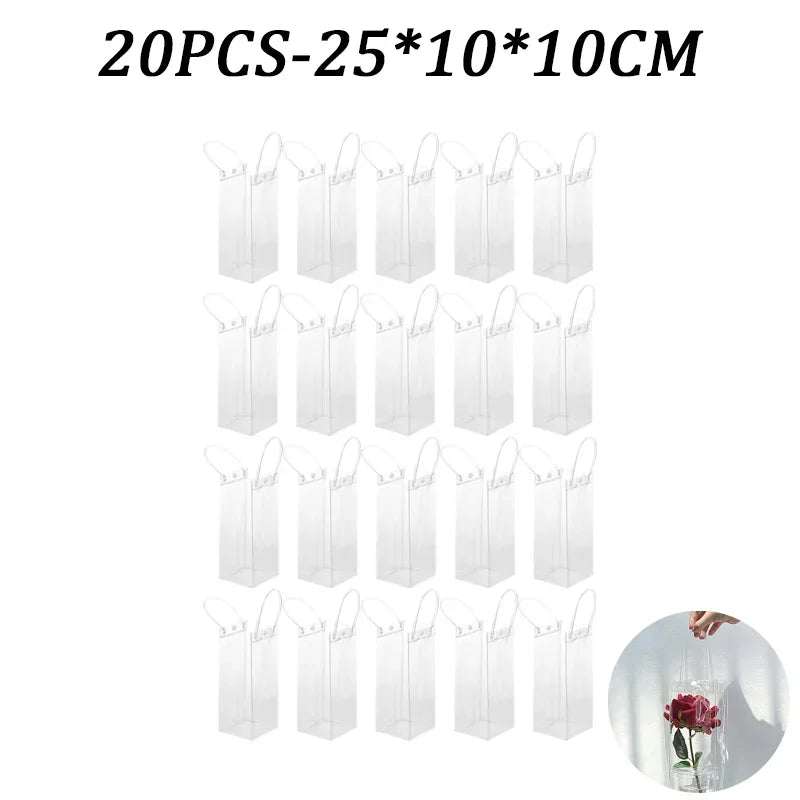 Clear PVC Gift Bags with Handles