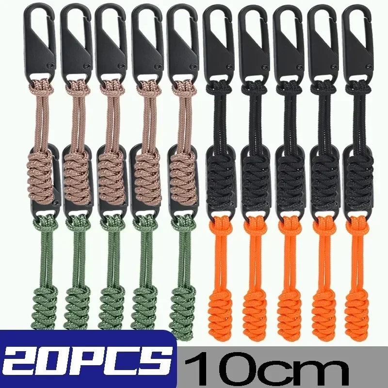 Colorful Detachable Zipper Pulls with Lanyard