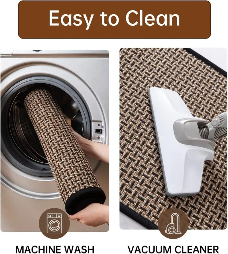 Absorbent Kitchen Runner Mat with Non-Slip Rubber Backing