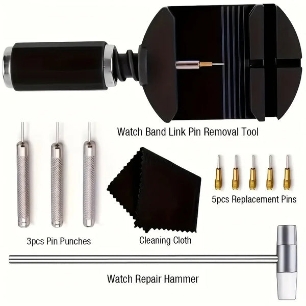 Kit d'outils de réparation de montres professionnel