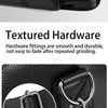 Retro PU Leather Weekender Duffel Bag with Adjustable Shoulder Strap