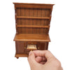 1/12 Scale Dollhouse Wooden Bookcase Cabinet with Drawers