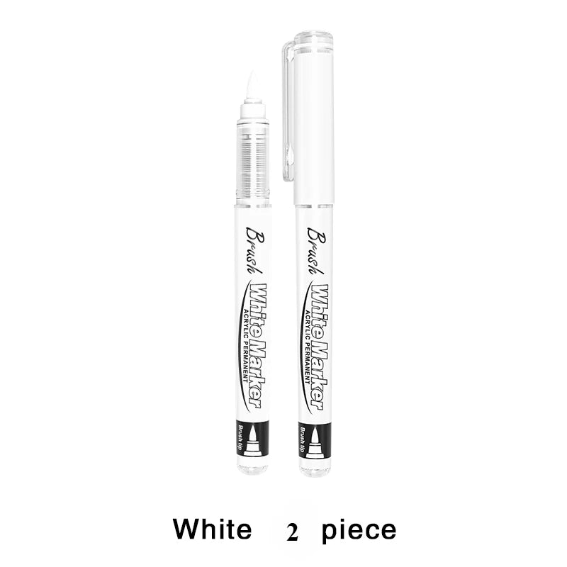 White Acrylic Paint Marker Pens