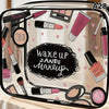 Large Capacity Travel Cosmetic Bag with Multifunctional Storage