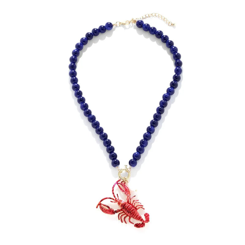 Cute Cartoon Fish Pendant Necklace