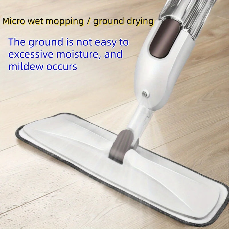 Spray Mop with Reusable Microfiber Pads