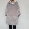 Oversized Wearable Blanket with Hood and Front Pocket