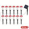 Solar Mushroom Garden Light with 8 Lighting Modes