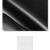 Close-up texture of high-density black umbrella cloth.