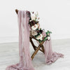 Semi-Sheer Gauze Table Runner in Sage