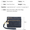 Vintage PU Leather Foldable Clutch Wallet with Wrist Strap