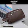 Men's PU Leather Casual Crossbody Clutch Bag
