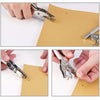 Metal Double Cap Rivets with Setting Tool Kit for Leathercraft & Repairs