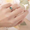 GRA Certified VVS1 Moissanite Solitaire Ring
