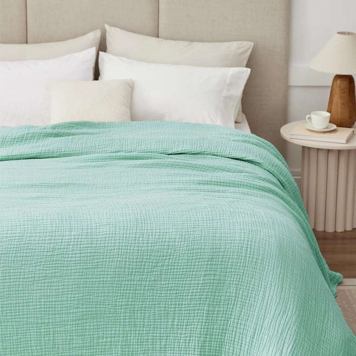 6-Layer Cotton Muslin Blanket – Lightweight & Breathable for All-Season Comfort