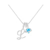 Heart-Shaped Initial Pendant Necklace