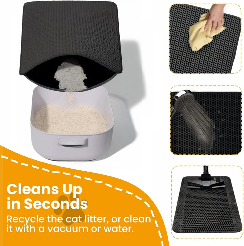 Double-Layer Cat Litter Trapping Mat