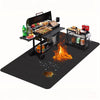 Double-Sided Fireproof BBQ Grill Mat for Outdoor Cooking