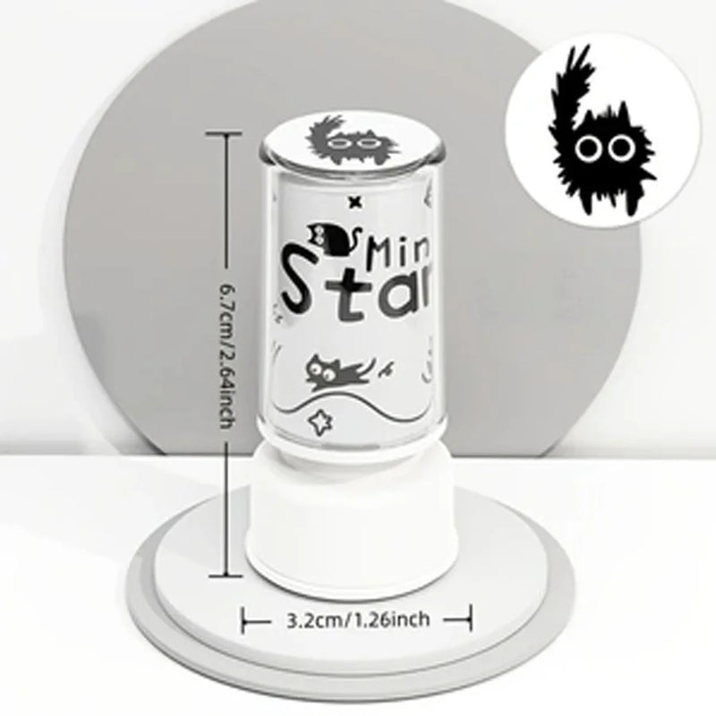 Set de Sellos de Gatitos Negros con 8 Diseños Únicos