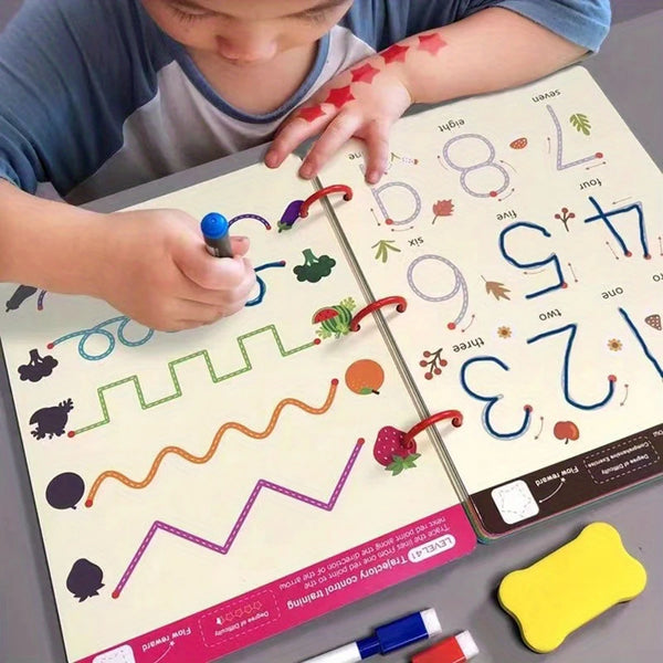 Cuaderno de Caligrafía Reutilizable Mágico para Niños