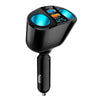 Dual-Port Car Charger with Digital Display and PD Support