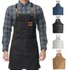 Durable Canvas Kitchen Apron with Pockets