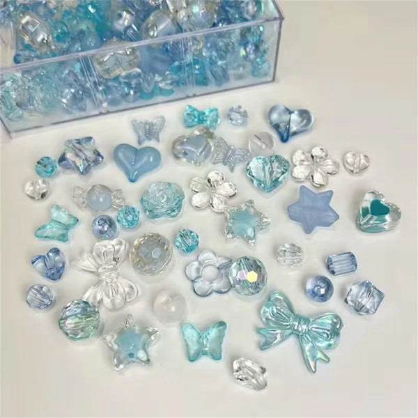 Colorful Acrylic Bead Mix for DIY Jewelry