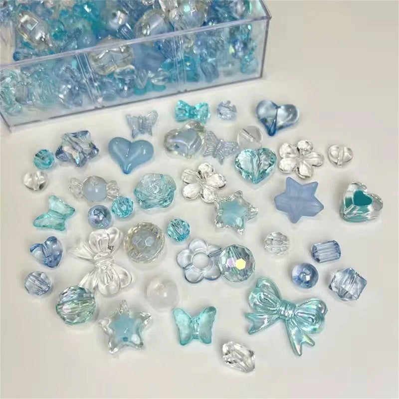Colorful Acrylic Bead Mix for DIY Jewelry