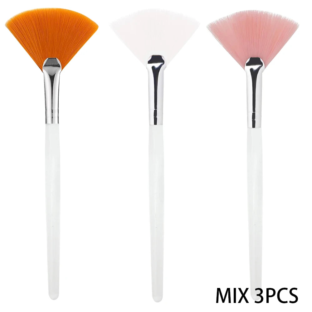 Soft Facial Mask Brushes Set for Smooth, Even Application