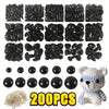 Plastic Safety Eyes for Amigurumi, Dolls & Plush Toys (Multiple Sizes)