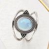Oval Imitation Opal Ring for Women