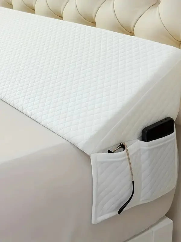 Adjustable Bed Wedge Pillow for Spinal Alignment & Snoring Relief