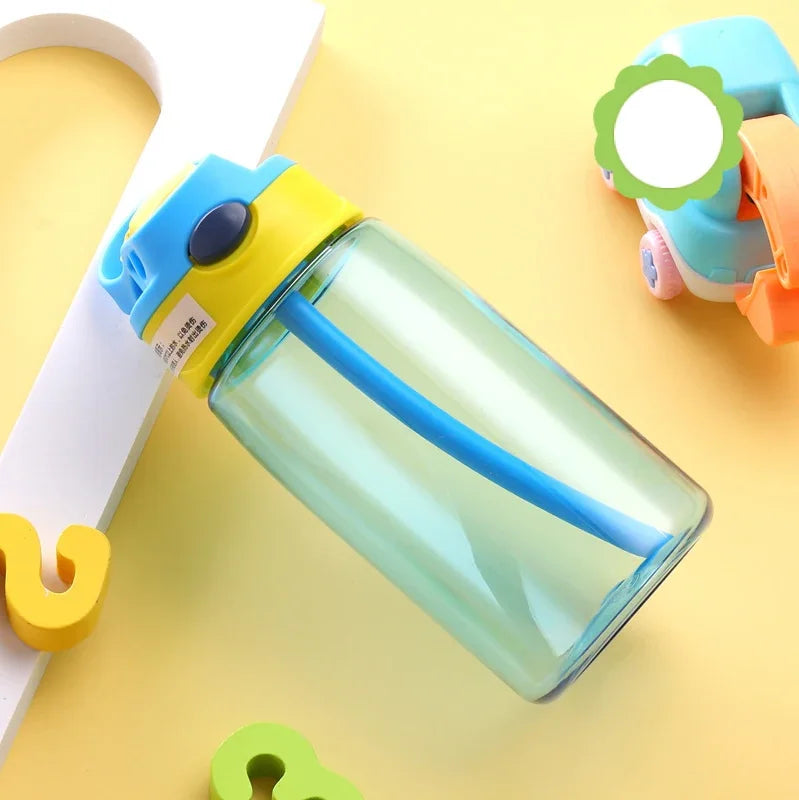 Durable Portable Straw Water Bottle