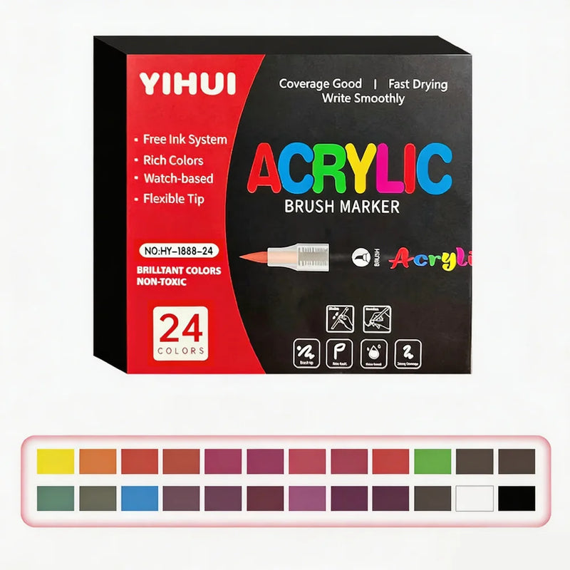 Acrylfarbe-Marker-Set