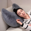 Crescent Moon Plush Pillow for Cozy Home Decor
