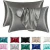 Queen Size Satin Pillowcase Set of 2 for Hair and Skin