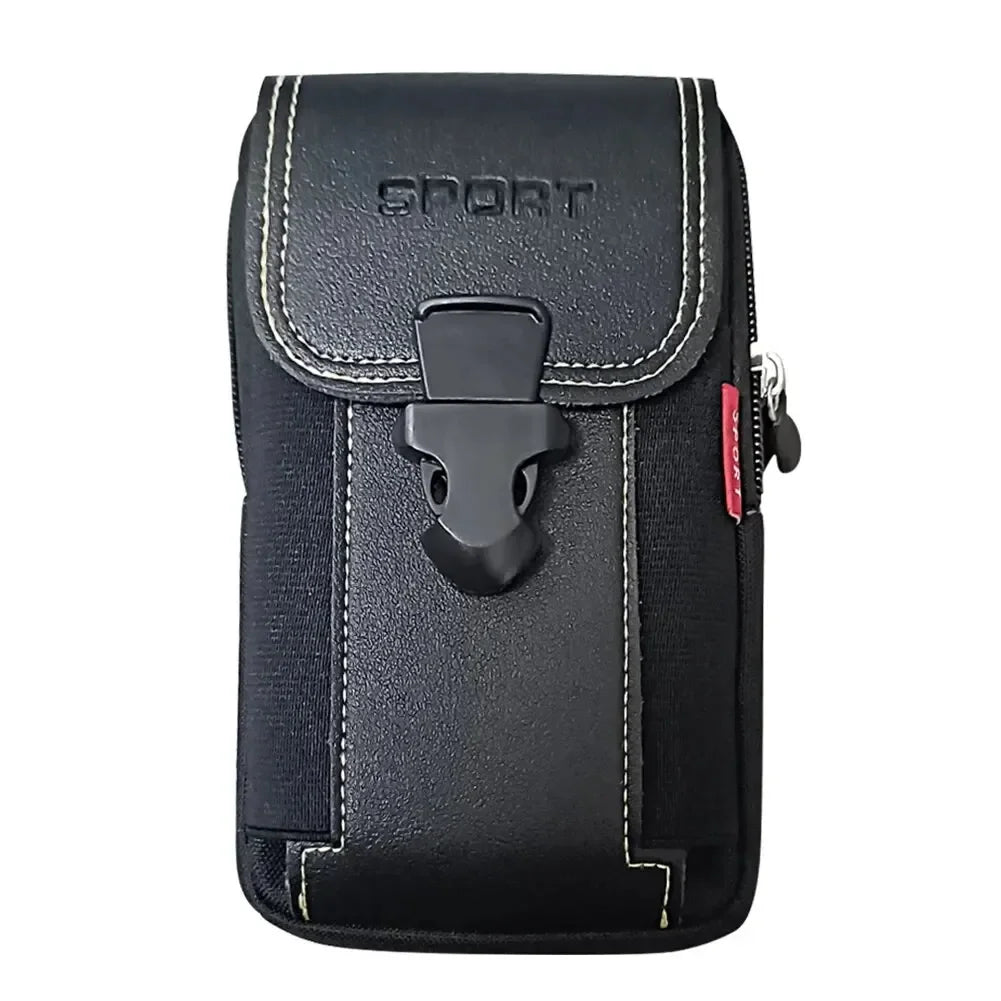 Compact Canvas Waist Pouch with MOLLE Compatibility