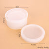 A clear silicone jewelry box resin mold set with a lid shown against a light background.