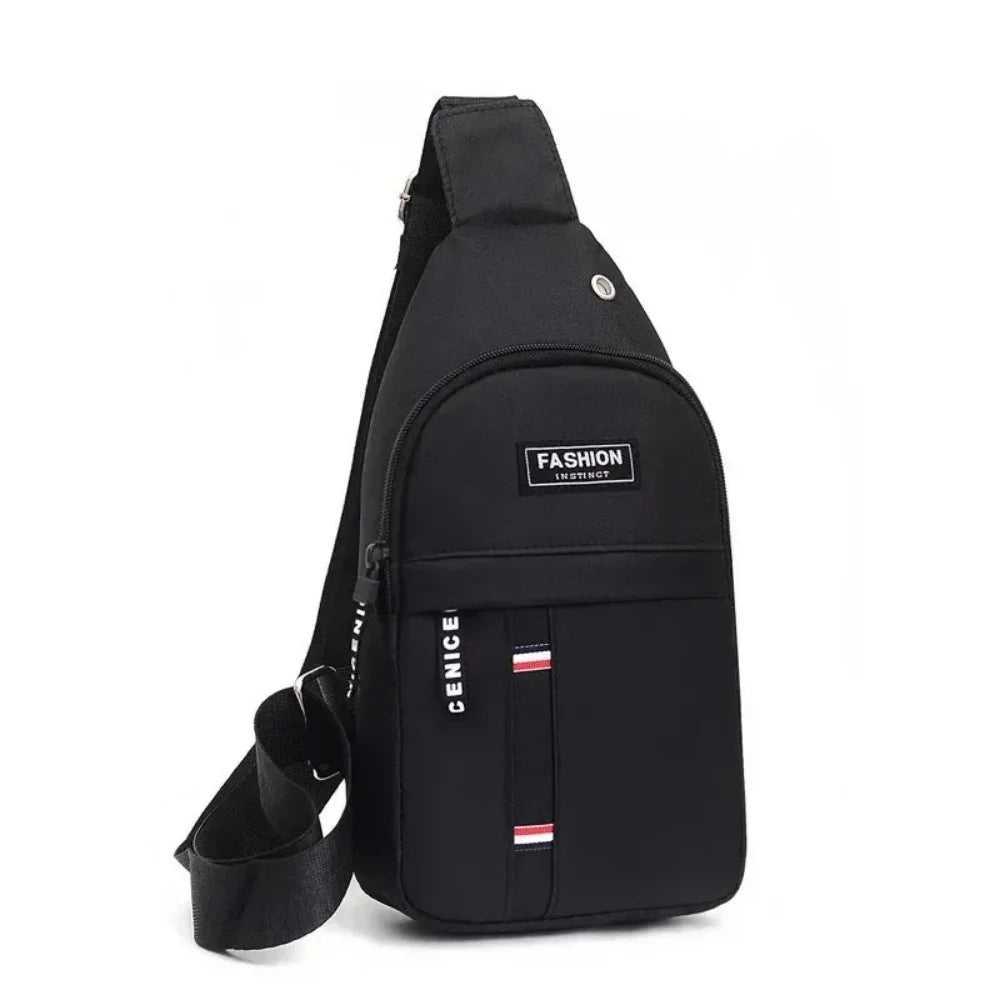 Men's Waterproof Canvas Waist Pack with Adjustable Strap