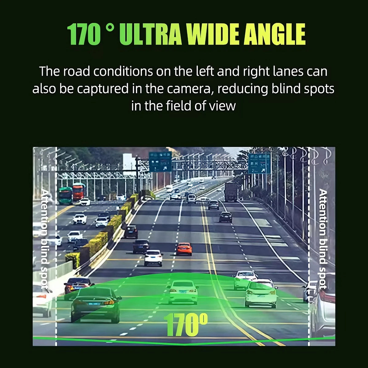 4-Channel 360° Dash Cam with Full Vehicle Coverage and Night Vision