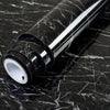 Roll of waterproof self-adhesive marble wallpaper in black and white marble pattern