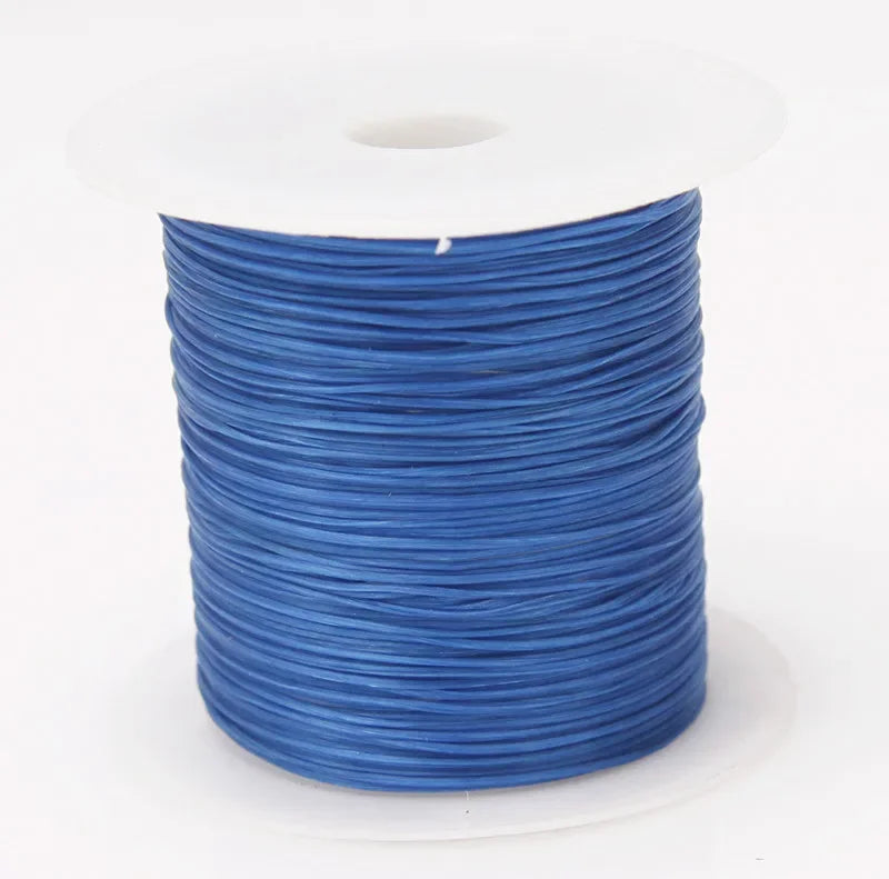A spool of 10m multicolour elastic cord for beading and jewelry making