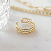Adjustable Geometric Toe Ring