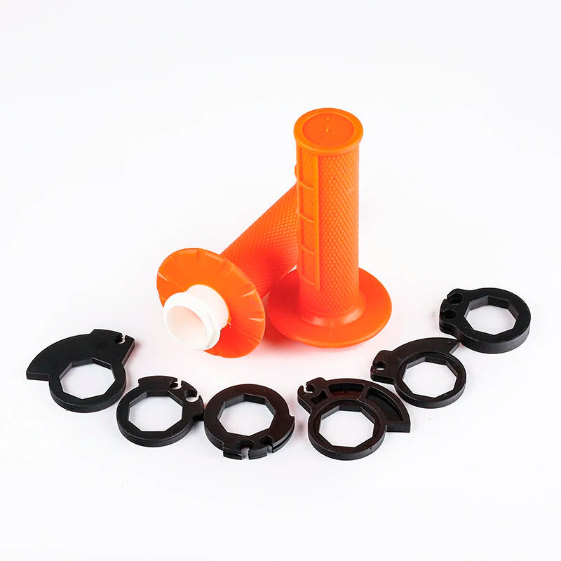 Universal 22mm Lock-On Handlebar Grips for Dirt Bikes & Motorcycles