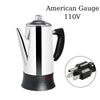 12-Cup Stainless Steel Electric Coffee Percolator