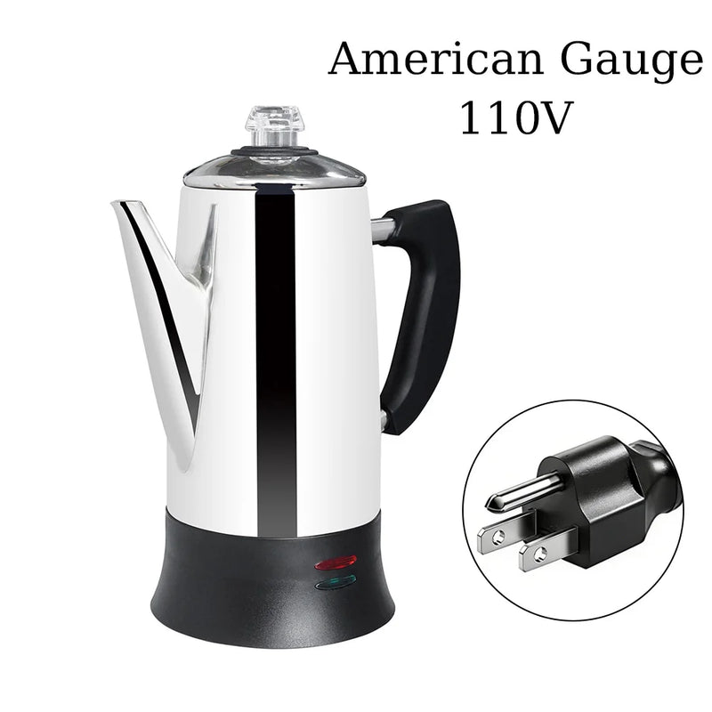 12-Cup Stainless Steel Electric Coffee Percolator