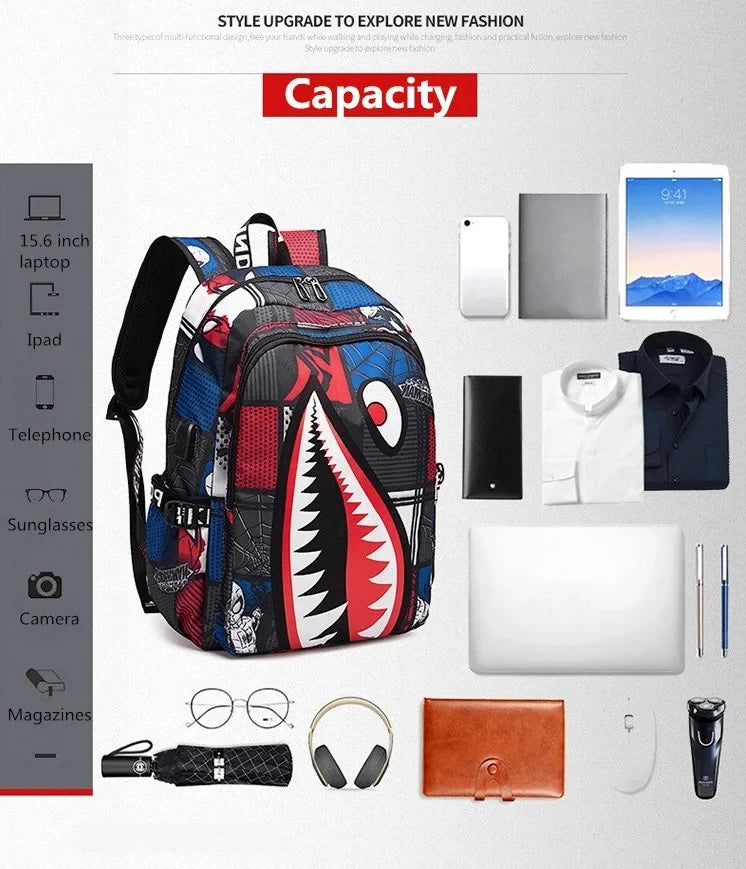 Anti-Theft Waterproof Travel Backpack