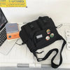 Harajuku Nylon Crossbody Bag with Adjustable Strap