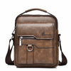Vintage Leather Messenger Bag for Men – Classic Crossbody Shoulder Bag