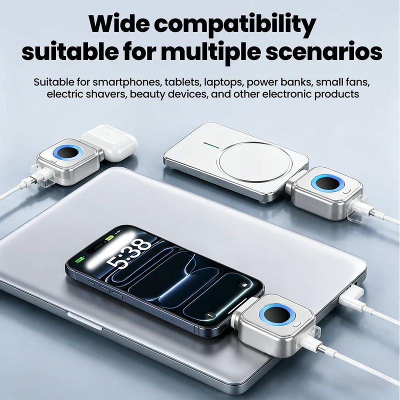 Cargador USB-C Inteligente con Apagado Automático